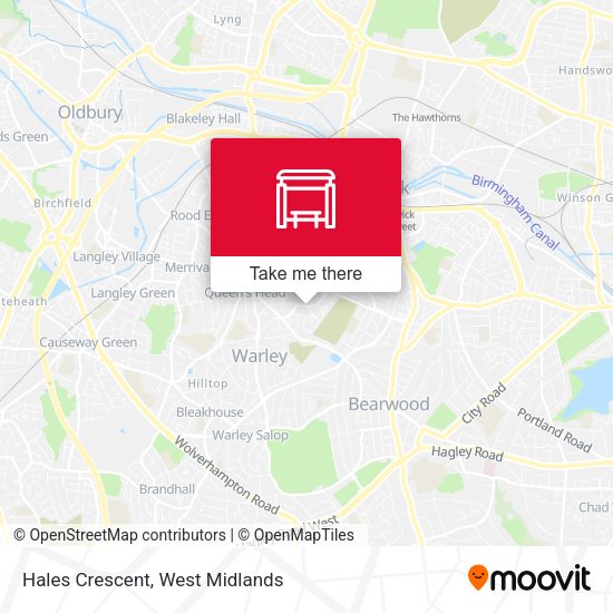 Hales Crescent map