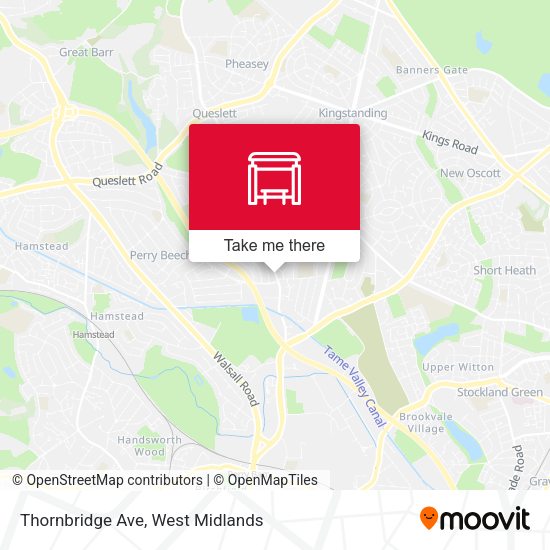 Thornbridge Ave map