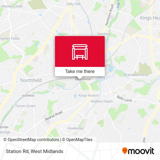 Station Rd map