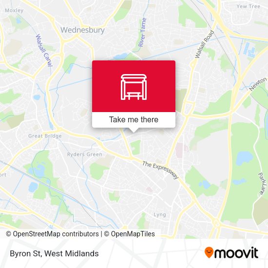 Byron St map