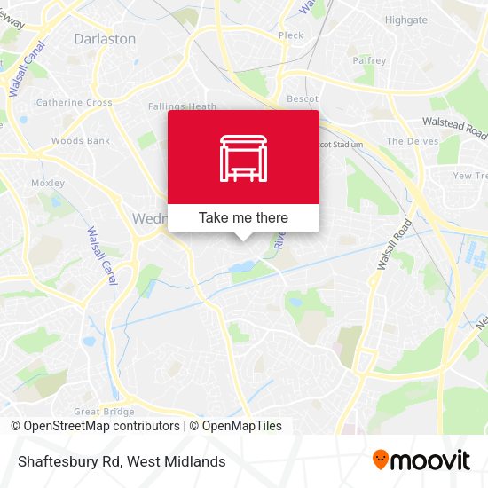 Shaftesbury Rd map