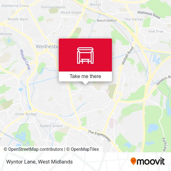 Wyntor Lane map