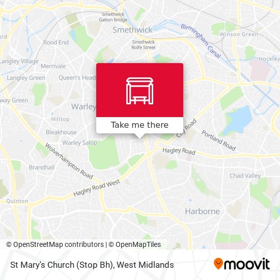 St Mary's Church (Stop Bh) map