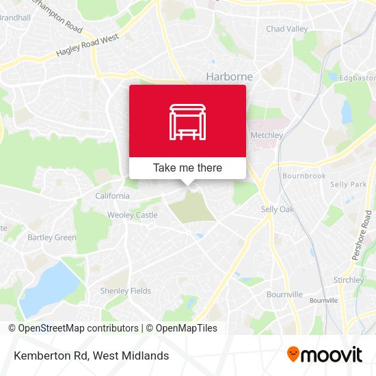 Kemberton Rd map