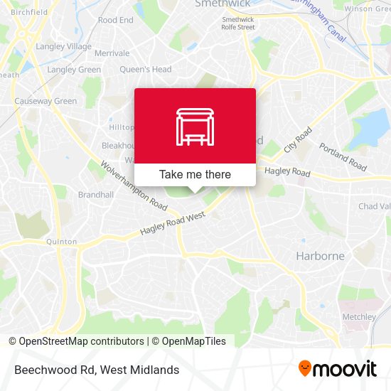 Beechwood Rd map