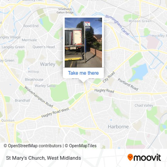 St Mary's Church map