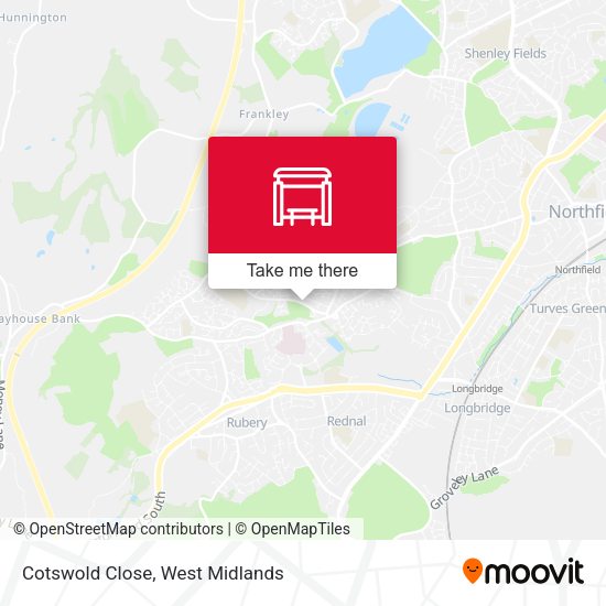 Cotswold Close map