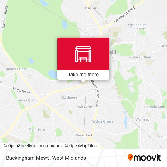 Buckingham Mews map