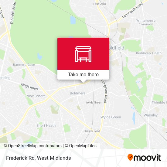 Frederick Rd map