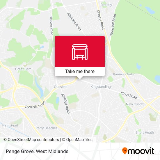 Penge Grove map