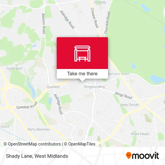 Shady Lane map