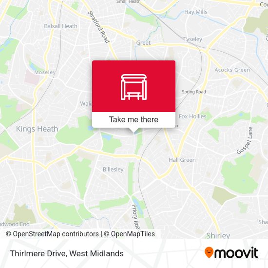 Thirlmere Drive map