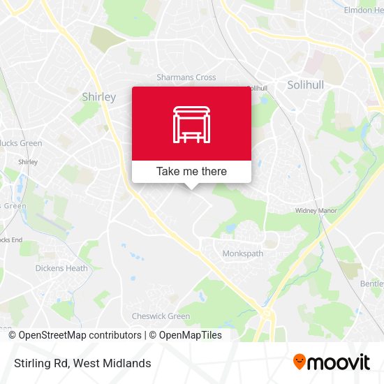 Stirling Rd map