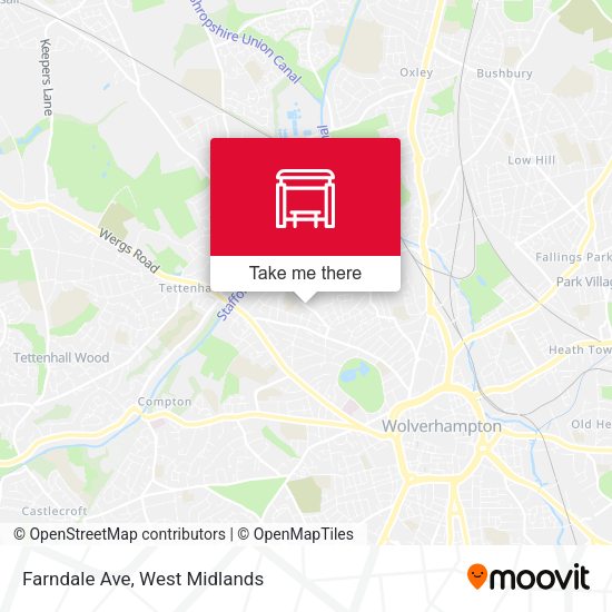 Farndale Ave map