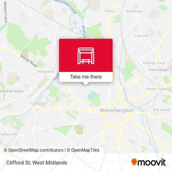 Clifford St map