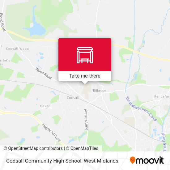 Codsall Community High School map