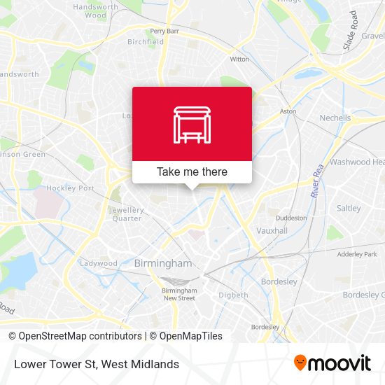 Lower Tower St map