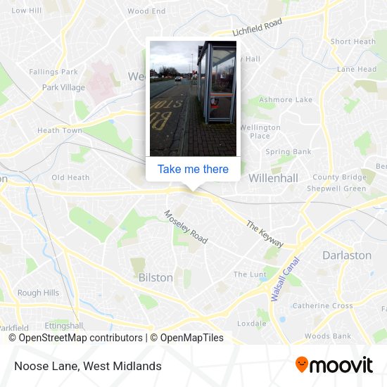 Noose Lane map