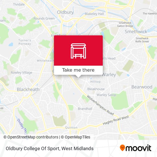 Oldbury College Of Sport map