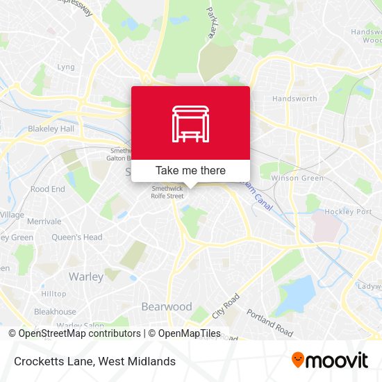 Crocketts Lane map