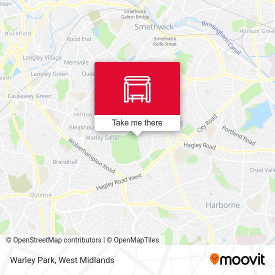 Warley Park map
