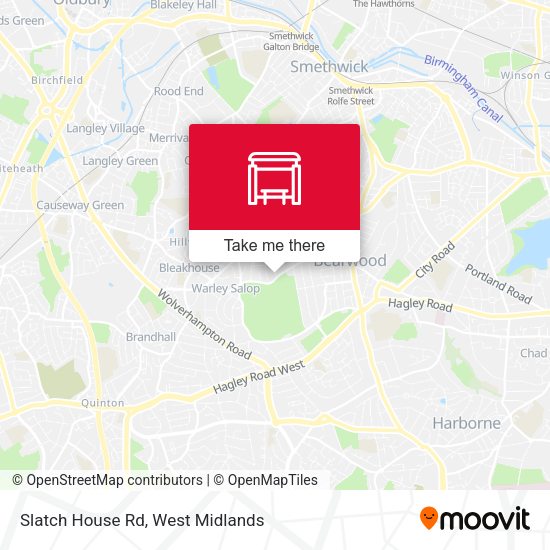 Slatch House Rd map