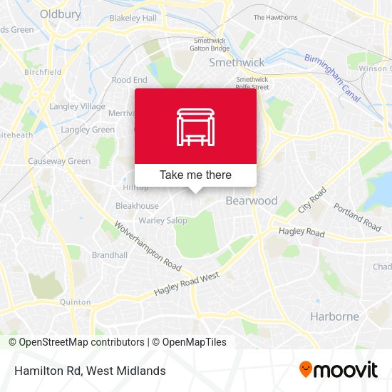 Hamilton Rd map