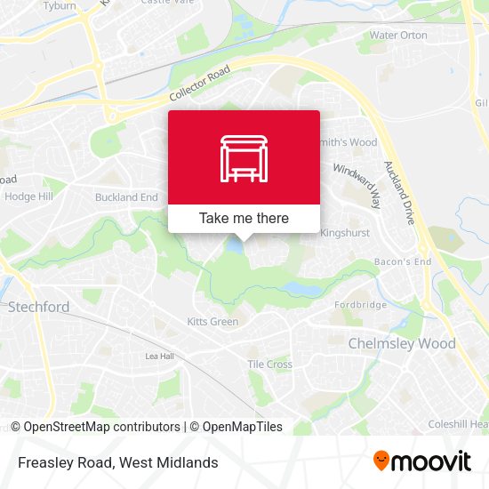 Freasley Road map