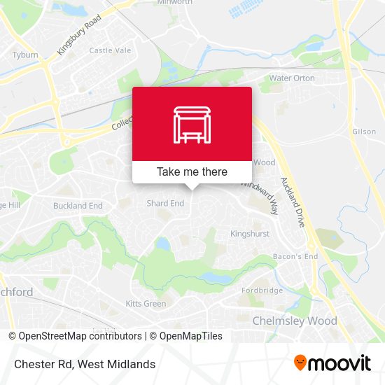 Chester Rd map