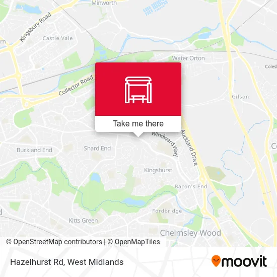 Hazelhurst Rd map