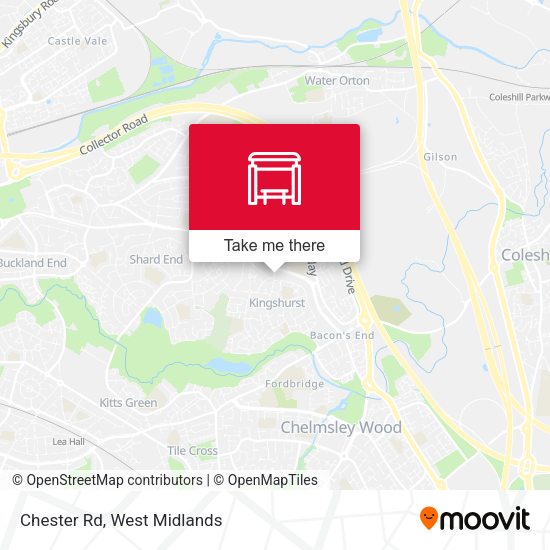 Chester Rd map