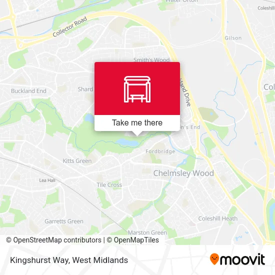 Kingshurst Way map