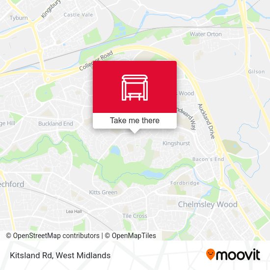 Kitsland Rd map