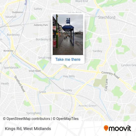 Kings Rd map