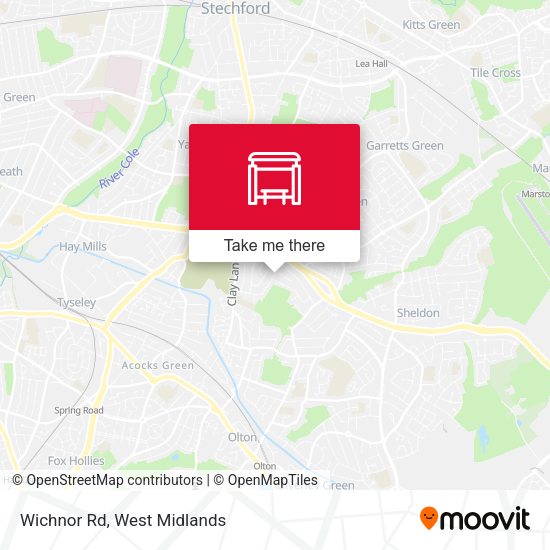Wichnor Rd map