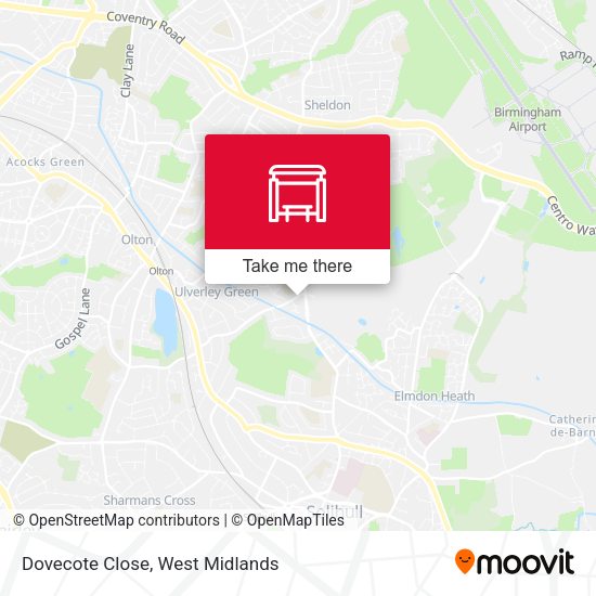 Dovecote Close map