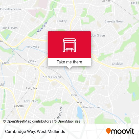 Cambridge Way map