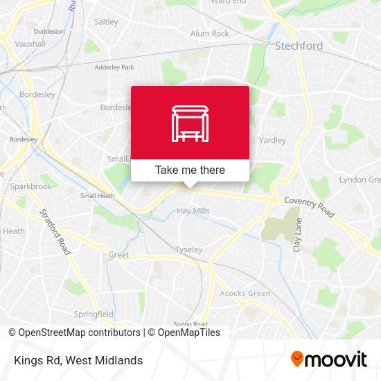 Kings Rd map