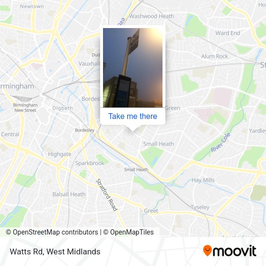 Watts Rd map