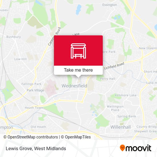 Lewis Grove map