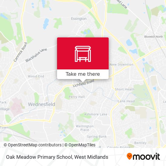 Oak Meadow Primary School map