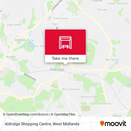 Aldridge Shopping Centre map