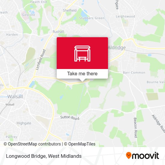 Longwood Bridge map