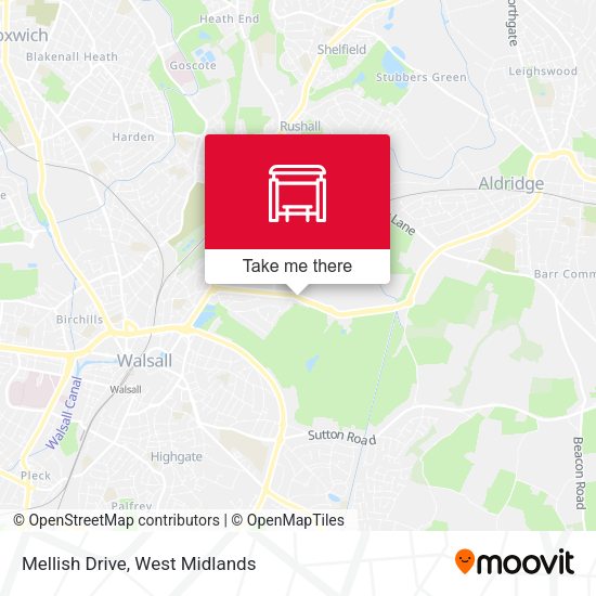 Mellish Drive map