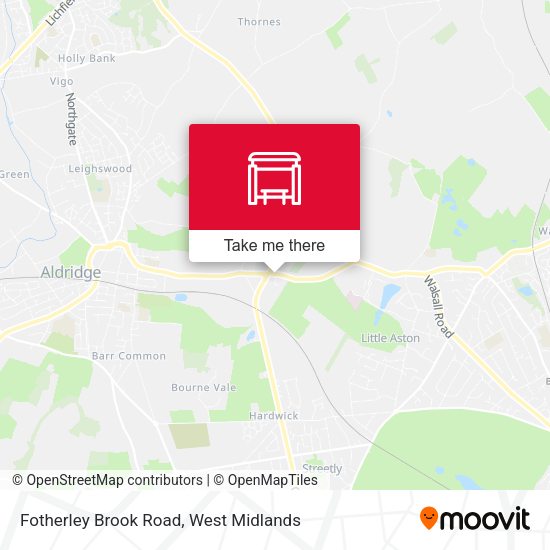 Fotherley Brook Road map