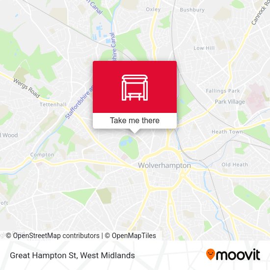 Great Hampton St map