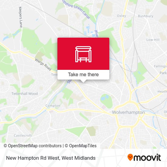 New Hampton Rd West map
