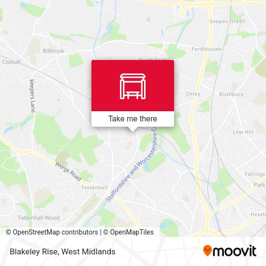 Blakeley Rise map