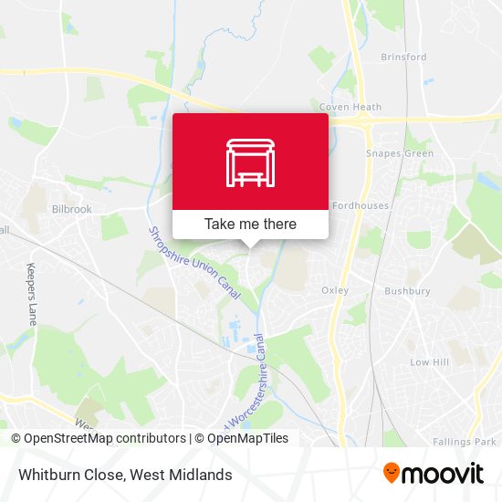 Whitburn Close map