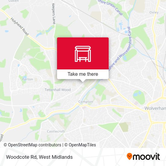 Woodcote Rd map